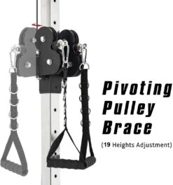 ATTIVO Wall Mount Cable Station With Dual Pulley System(Wall Mount Cable Station) -Gym Plus 4 3ec6f7b8 f7ad 446a b012 5d9b895118f0