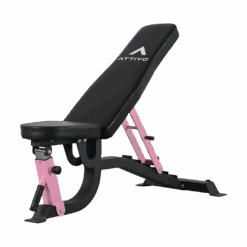 ATTIVO L2 Adjustable Weight Bench - Pink(Attivo L2 Adjustable Weight Bench Semi Commercial Pink)