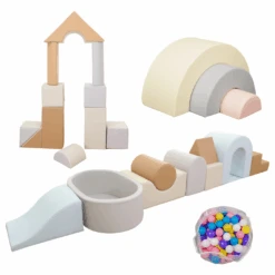Sensory Montessori Baby Soft Play Value Bundle - 23 Piece(Yozzi Sensory Montessori Baby Soft Play Value Bundle 23 Piece)